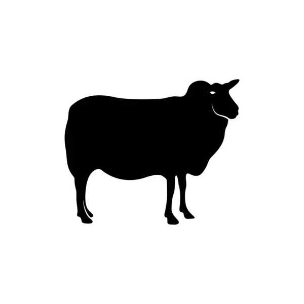 Вектор дизайна козы. Логотип козы — стоковый вектор