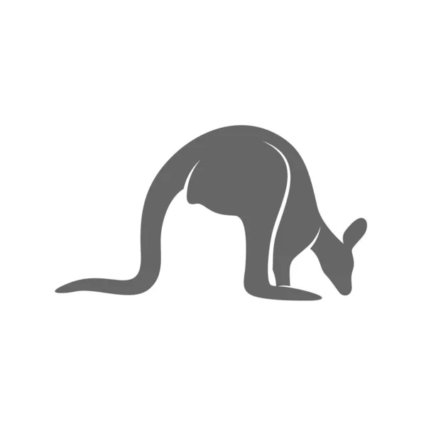 Kangaroo Logo Σχεδιασμός Διάνυσμα. Πρότυπο λογότυπου καγκουρό — Διανυσματικό Αρχείο