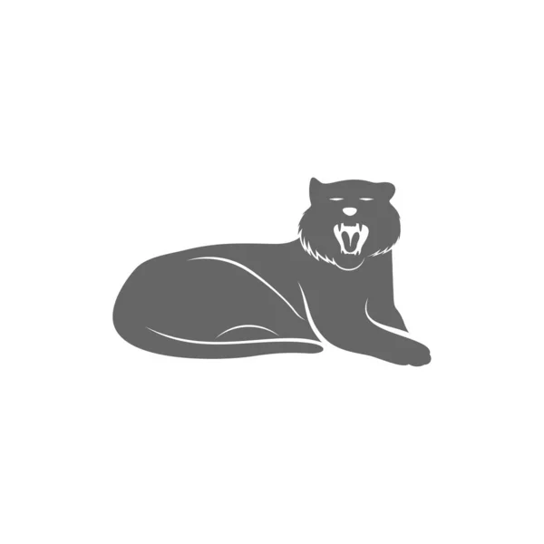 Tigris logó tervezési vektor. Tigris embléma sablonja — Stock Vector