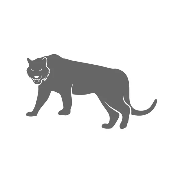 Tiger Logo Design Vector. Modelo do logotipo do tigre — Vetor de Stock