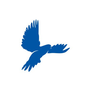 Güvercin logosu konsept vektörü. Kuş logosu şablonu. Simge sembolü. Görüntü