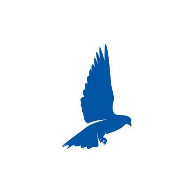 Güvercin logosu konsept vektörü. Kuş logosu şablonu. Simge sembolü. Görüntü