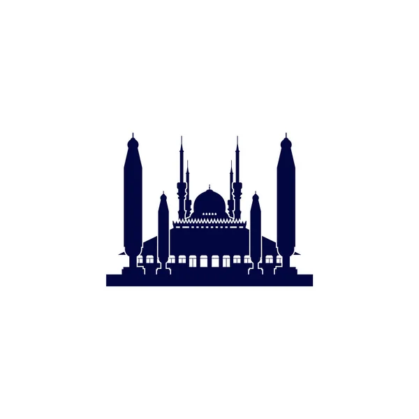 Moschee-Logo-Design-Vektorvorlage. Symbolbild Moschee. Abstrakte Darstellung — Stockvektor