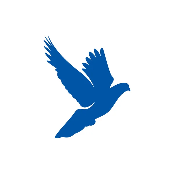 Duva logotyp design koncept vektor. Mall för fåglarnas logotyp. Ikonsymbol. Illustration — Stock vektor