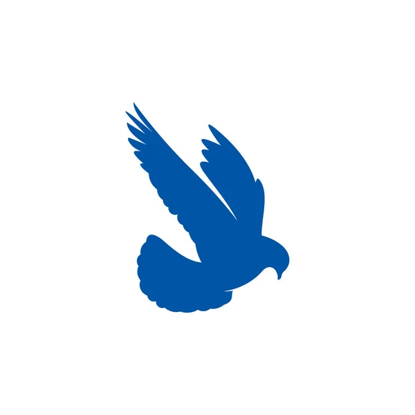 Dove logo design concept vector. Bird logo template. Icon symbol. Illustration — Stock Vector