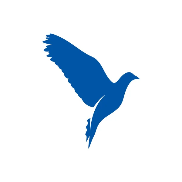 Taube logo design concept vektor. Vogel-Logo-Vorlage. Symbolsymbol. Illustration — Stockvektor