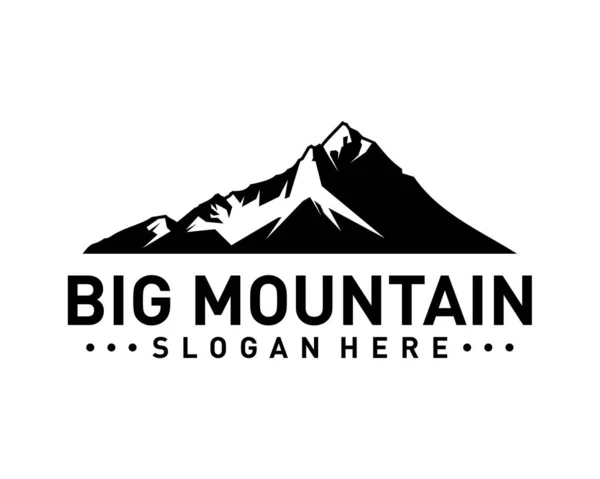 Big Mountain Logo Vector. Mountain Logo Template. Illustration