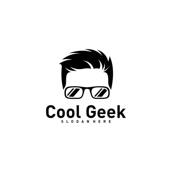 Social Geek Plantilla de diseño de logotipo. Geek icono de diseño de vectores. Ilustración — Archivo Imágenes Vectoriales