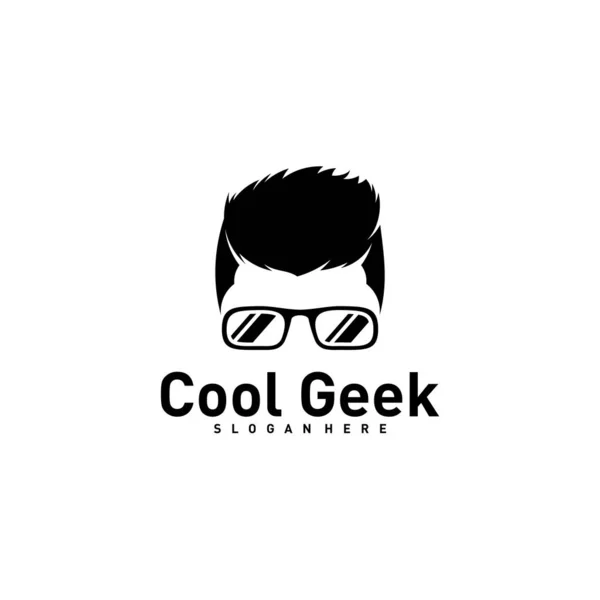 Social Geek Plantilla de diseño de logotipo. Geek icono de diseño de vectores. Ilustración — Archivo Imágenes Vectoriales