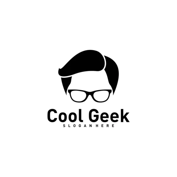 Social Geek Plantilla de diseño de logotipo. Geek icono de diseño de vectores. Ilustración — Archivo Imágenes Vectoriales