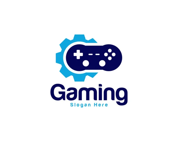 Game Station Logo Stock Vector