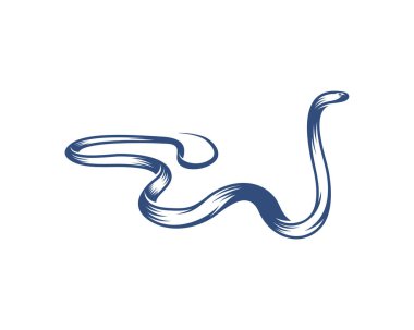Kral Kobra yılan logo tasarımı vektörü, Hayvan grafiği, Yılan tasarımı tasarım tasarımı illüstrasyonu