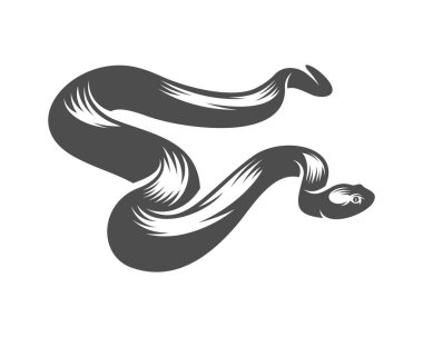 Viper yılan logosu tasarım vektörü, Hayvan grafiği, Yılan tasarım tasarımı illüstrasyonu