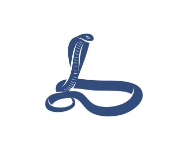 Kral Kobra yılan logo tasarımı vektörü, Hayvan grafiği, Yılan tasarımı tasarım tasarımı illüstrasyonu