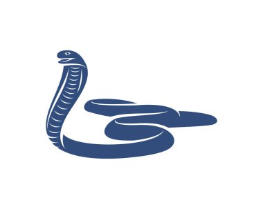 Kral Kobra yılan logo tasarımı vektörü, Hayvan grafiği, Yılan tasarımı tasarım tasarımı illüstrasyonu
