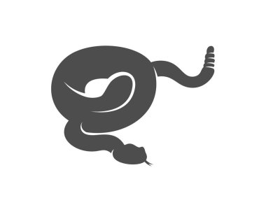 Viper yılan logosu tasarım vektörü, Hayvan grafiği, Yılan tasarım tasarımı illüstrasyonu