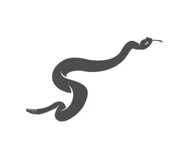 Viper Snake Logo Design Vector Animal Graphic Snake Design Template — Stock Vector