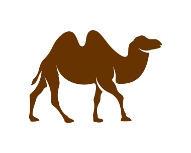 Deve logosu vektörü, Hayvan grafiği, Deve tasarımı Şablon çizimi