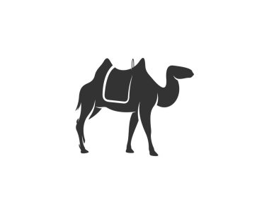 Deve logosu vektörü, Hayvan grafiği, Deve tasarımı Şablon çizimi