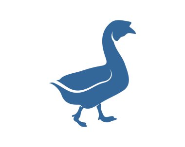 Kuğu logosu tasarım şablonu, Siluet Kuğu logosu, Çizim