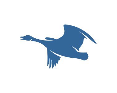 Kuğu logosu tasarım şablonu, Siluet Kuğu logosu, Çizim