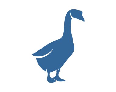 Kuğu logosu tasarım şablonu, Siluet Kuğu logosu, Çizim