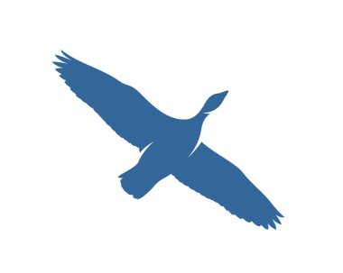 Kuğu logosu tasarım şablonu, Siluet Kuğu logosu, Çizim
