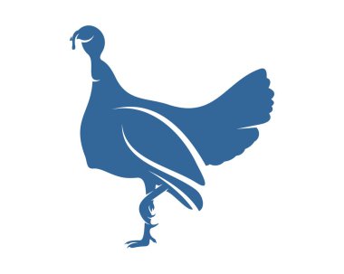 Türkiye logo vektör tasarım şablonu, Siluet Türkiye logosu, İllüstrasyon