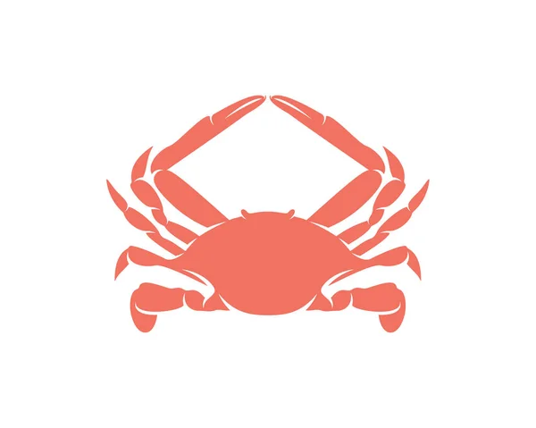 螃蟹标识向量设计模板 轮廓螃蟹标识 — 图库矢量图片