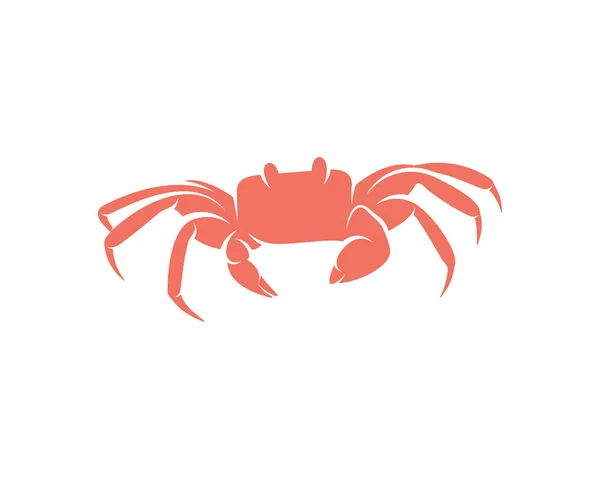 Διανυσματικός Σχεδιασμός Λογότυπου Καβουριού Λογότυπο Της Silhouette Crab Εικονογράφηση — Διανυσματικό Αρχείο