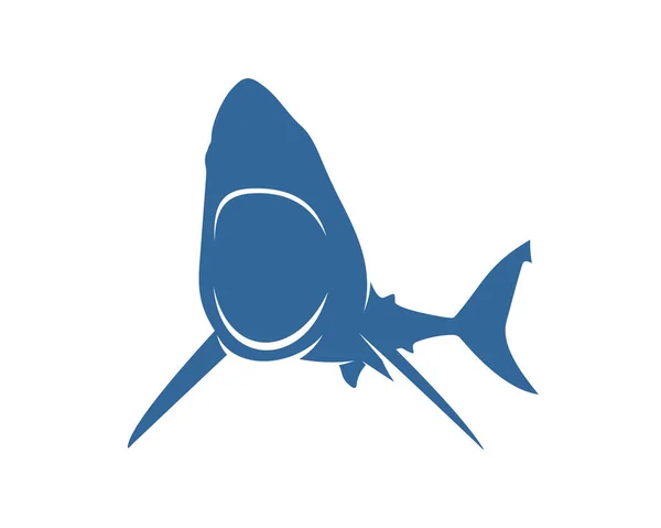 Plantilla Diseño Vectores Logotipo Tiburón Silhouette Shark Logo Ilustración — Vector de stock