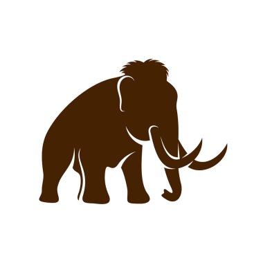 Mammott logo tasarım vektör şablonu. Mammott tasarım illüstrasyonunun silüeti