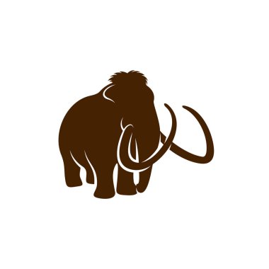 Mammott logo tasarım vektör şablonu. Mammott tasarım illüstrasyonunun silüeti