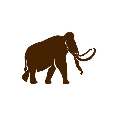 Mammott logo tasarım vektör şablonu. Mammott tasarım illüstrasyonunun silüeti