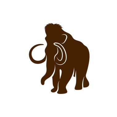 Mammott logo tasarım vektör şablonu. Mammott tasarım illüstrasyonunun silüeti