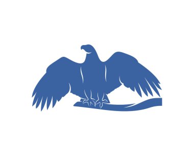 kartal logo tasarım vektör şablonu