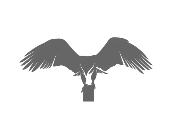Mall För Utformning Örnens Logotyp — Stock vektor