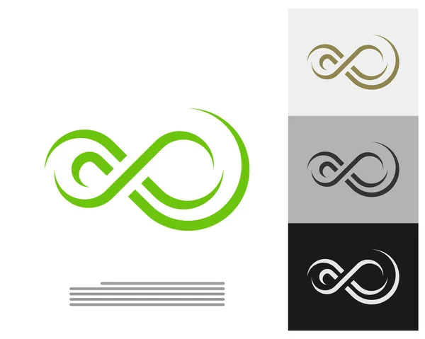 Infinity Logo Vector Template Creative Infinity Logo Design Concept — Stock Vector