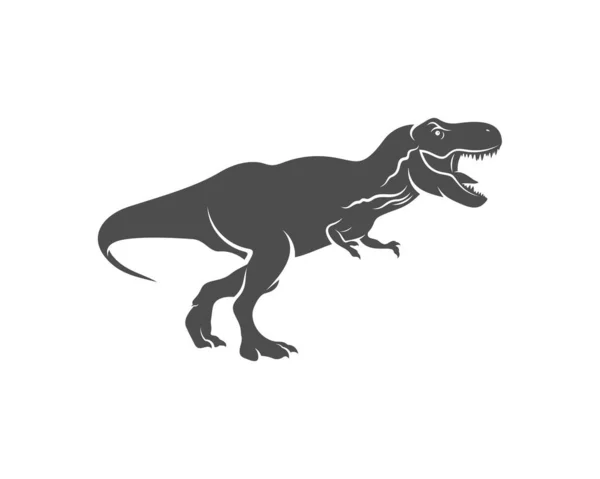 Modelo de logotipo de desenho animado da T-Rex