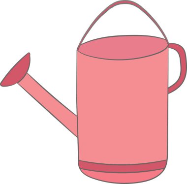 Beyaz arka planda bir sulama kutusu, izole edilmiş element.