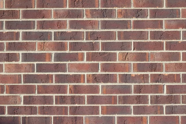 Geleneksel Tuğla Duvar Dokusu Arkaplanı Paslı Kahverengi Renk Çalışan Bir — Stok fotoğraf