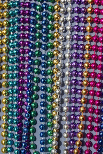 Macro Abstract Art Texture Background Multiple Strands Colorful Mardi Gras — Stock Photo, Image