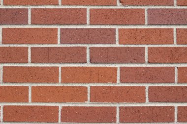 Geleneksel çalışan tuğla kalıplı modern kırmızı kil duvar dokusu