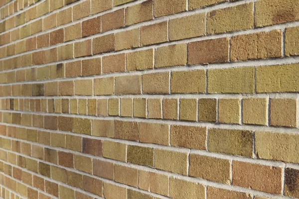 Vintage Traditional Brick Wall Texture Background Bricks Varying Shades Brown — 스톡 사진