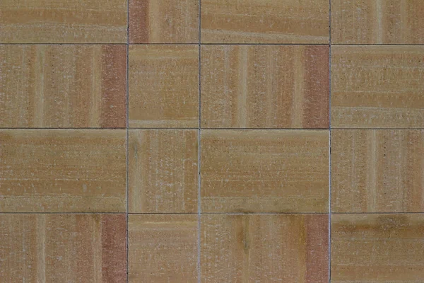 Современный Бежевый Коричневый Цвет Каменных Блоков Фон Стены Текстуры Натуральным — стоковое фото