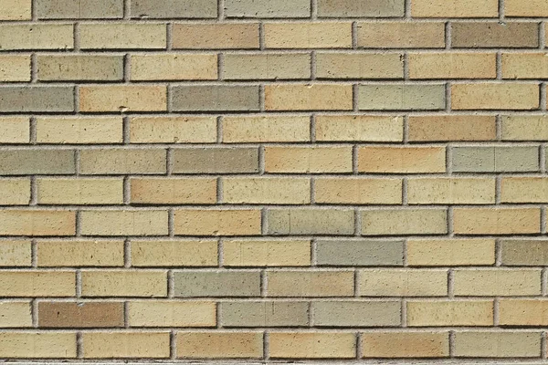 Latar Belakang Tekstur Dinding Bata Lempung Beige Kuning Dengan Batu — Stok Foto