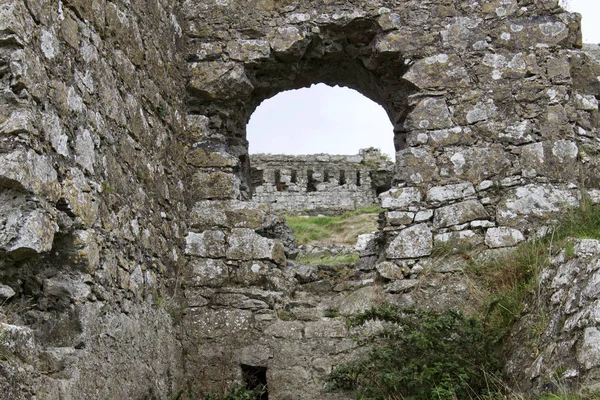 Grande Portale Finestra Antico Rudere Del Castello Irlanda — Foto Stock