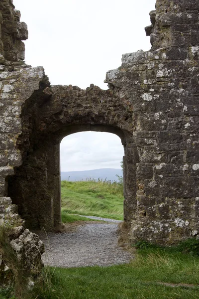 Entry Doorway Ancient Castle Ruin Ireland — Stock Photo, Image