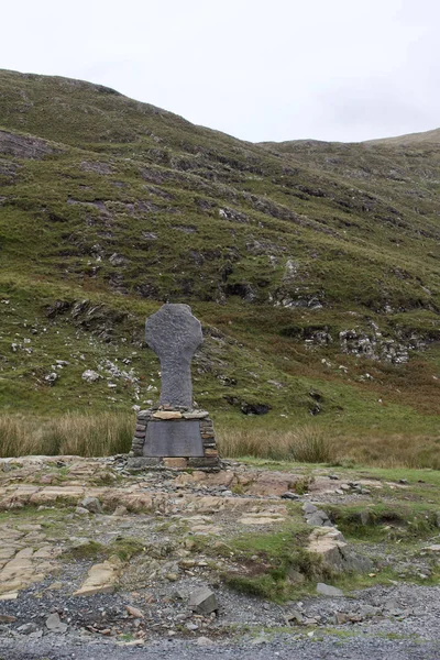 Paisaje Del Monumento Hambruna Valle Doo Lough Región Connemara Irlanda — Foto de Stock