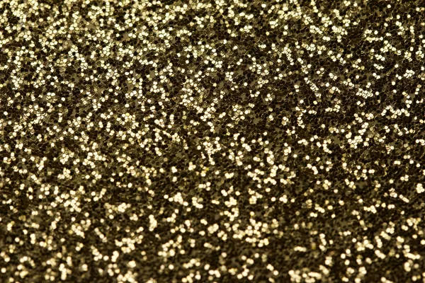 Μακρο Αφηρημένη Υφή Φόντο Αφρώδη Χρυσό Glitter Bokeh — Φωτογραφία Αρχείου